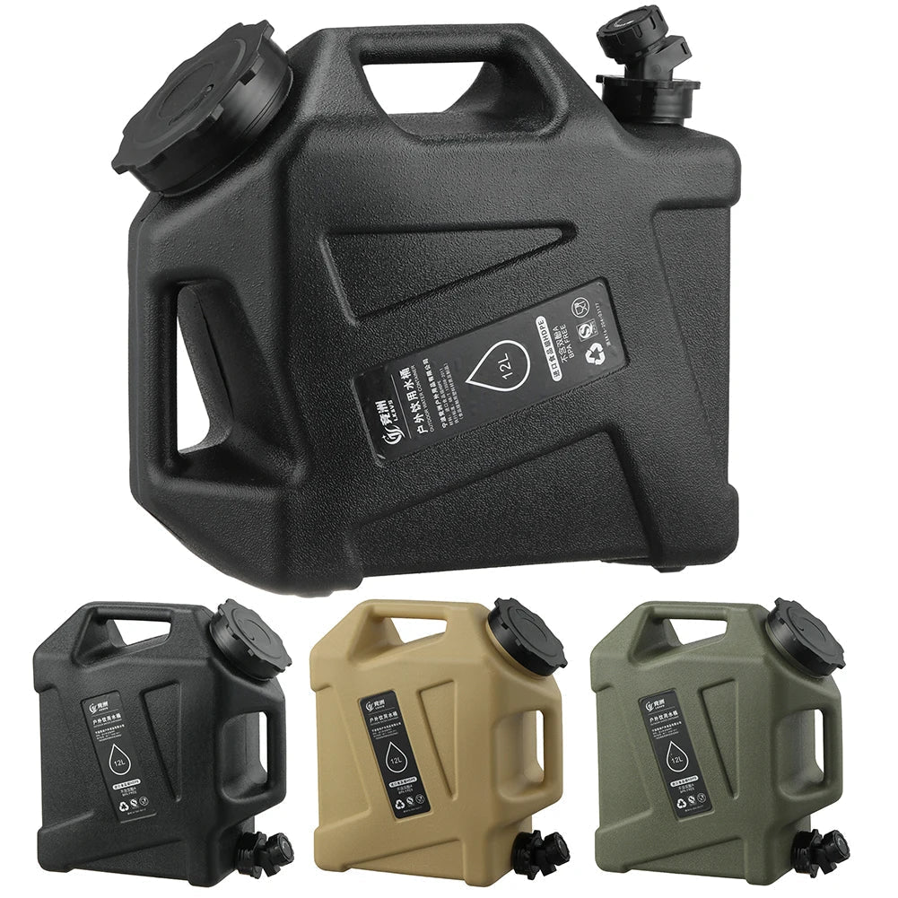 12L (3.17 Gallon) Portable Water Container with Faucet