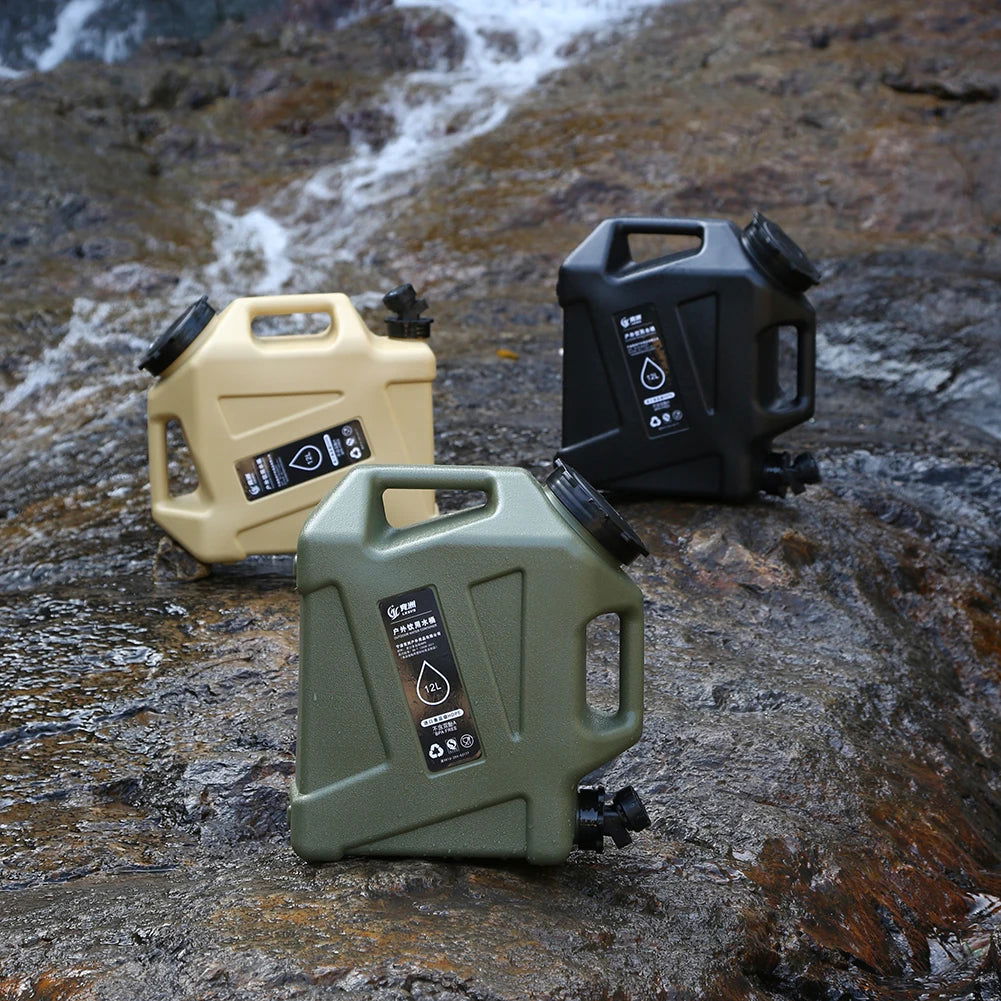 12L (3.17 Gallon) Portable Water Container with Faucet