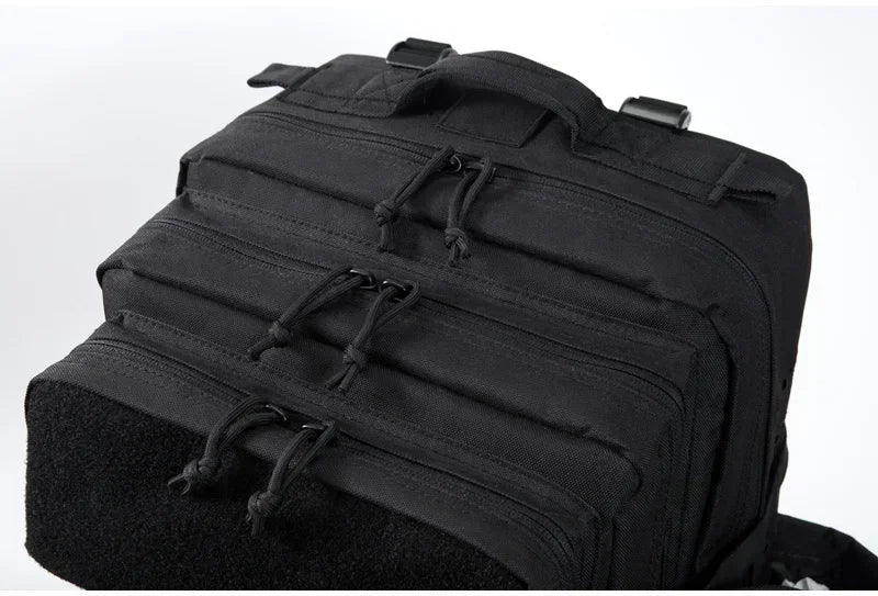 25L/45L Tactical Backpack – Laser-Cut MOLLE Hiking Pack with Dual Cup Holders