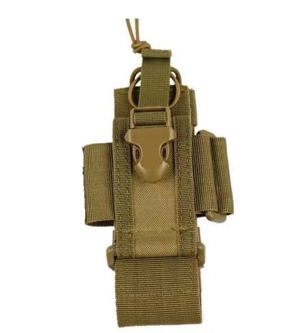 Adjustable Tactical Radio Holder – MOLLE Nylon Walkie Talkie Holster