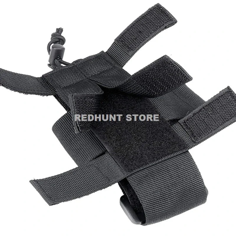 Adjustable Tactical Radio Holder – MOLLE Nylon Walkie Talkie Holster