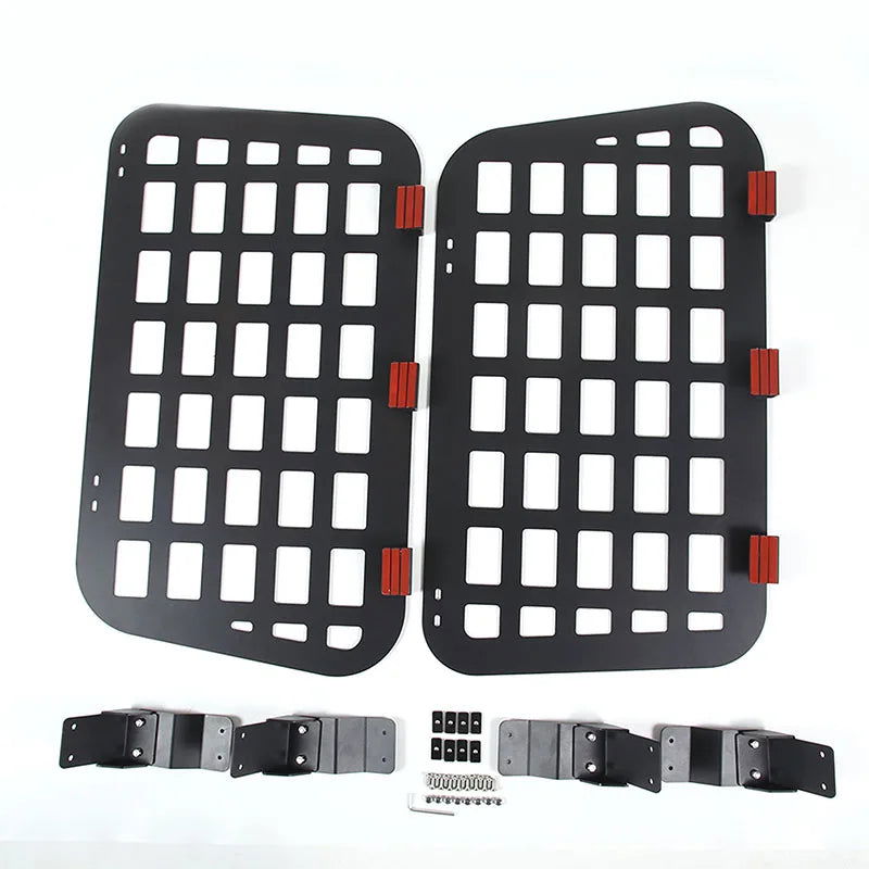 Aluminum Alloy Trunk Side Window Storage Rack for Hummer H3 (2005-2009)