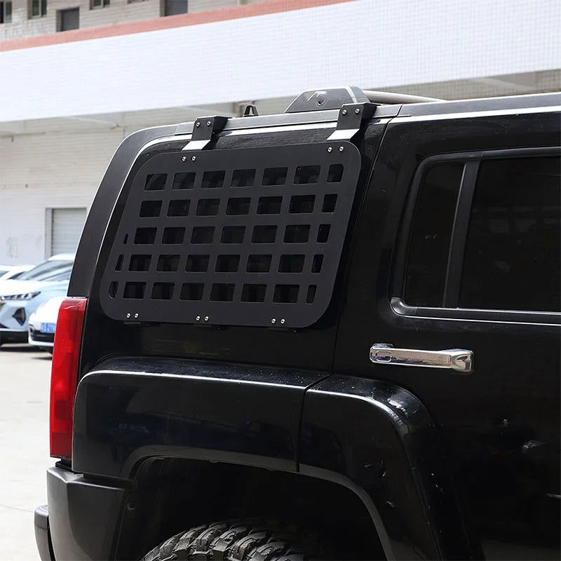 Aluminum Alloy Trunk Side Window Storage Rack for Hummer H3 (2005-2009)
