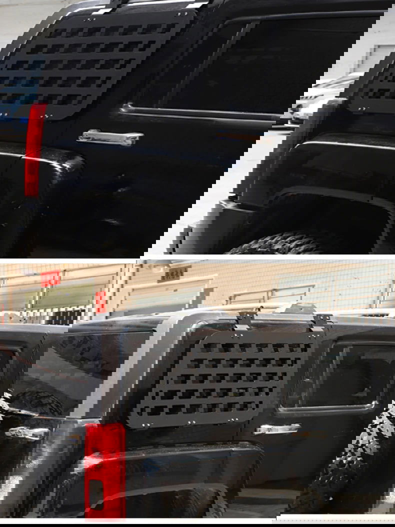 Aluminum Alloy Trunk Side Window Storage Rack for Hummer H3 (2005-2009)