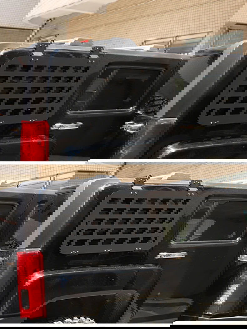 Aluminum Alloy Trunk Side Window Storage Rack for Hummer H3 (2005-2009)