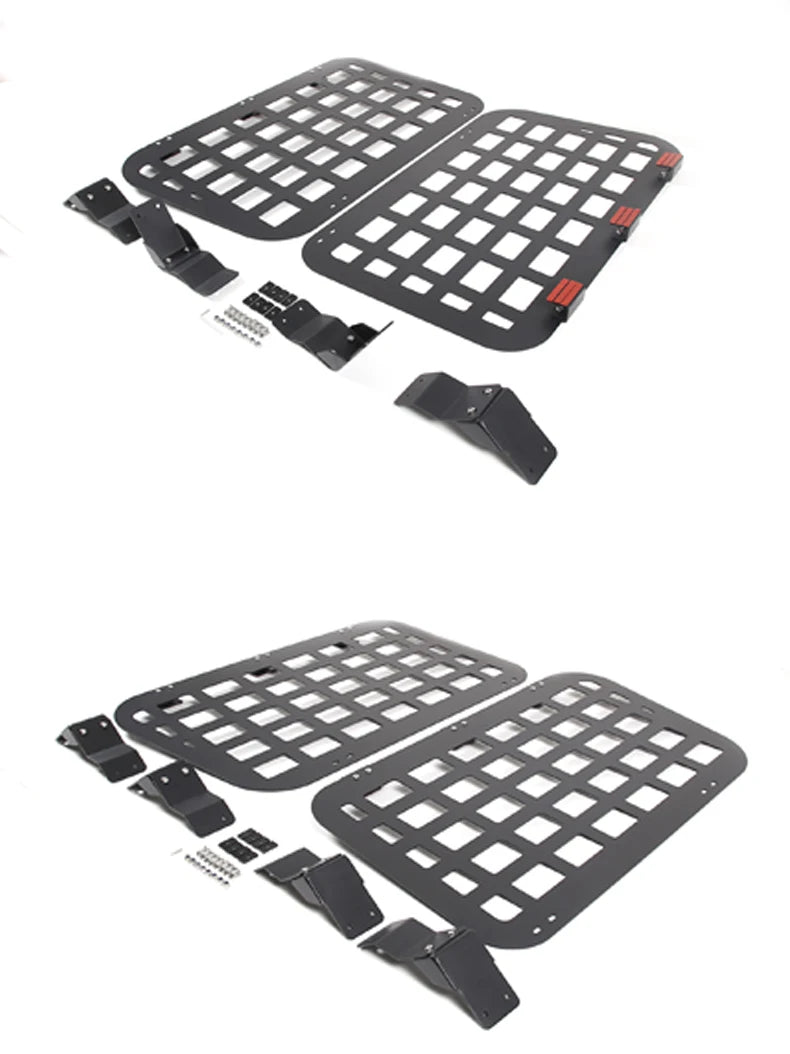 Aluminum Alloy Trunk Side Window Storage Rack for Hummer H3 (2005-2009)