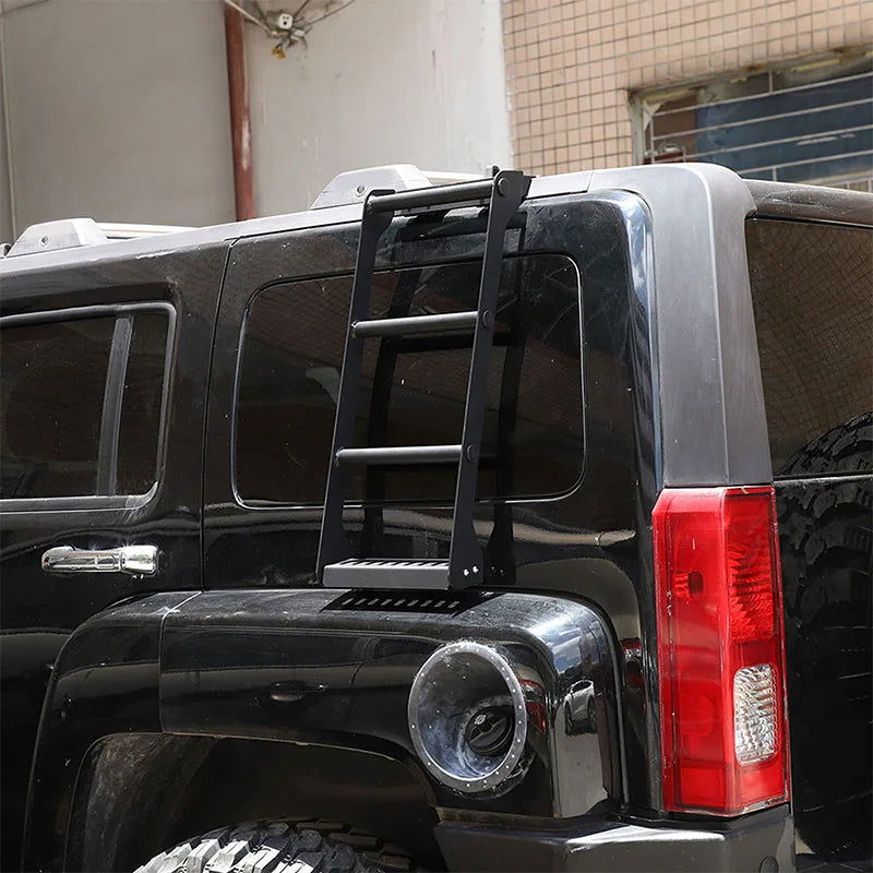 Aluminum Rear Window Roof Ladder – 2005-2009 Hummer H3