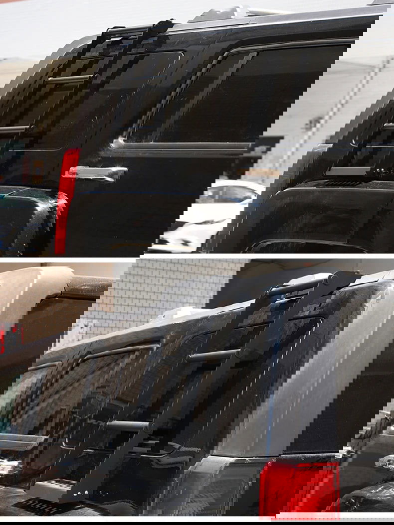 Aluminum Rear Window Roof Ladder – 2005-2009 Hummer H3