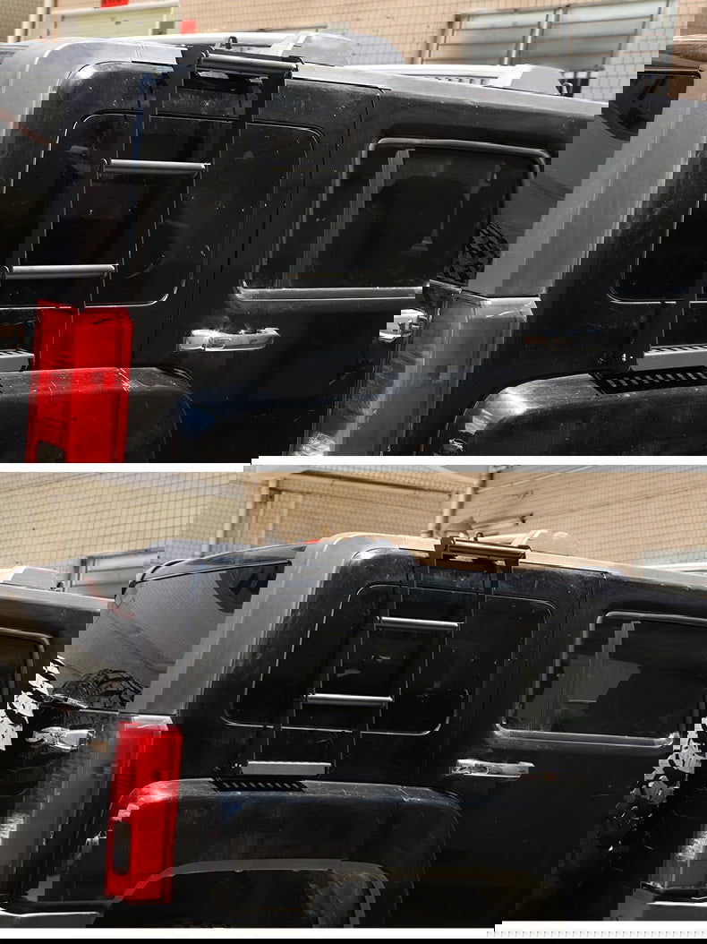 Aluminum Rear Window Roof Ladder – 2005-2009 Hummer H3