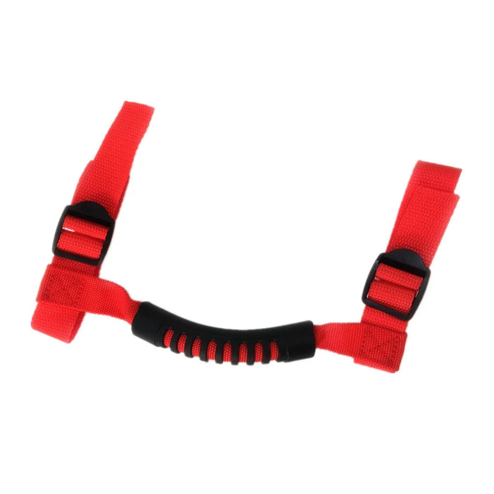 Armrest Grab Handles – Roll Bar Mount for Jeep Wrangler CJ, TJ, JK, JL (Sports, Sahara, Rubicon)