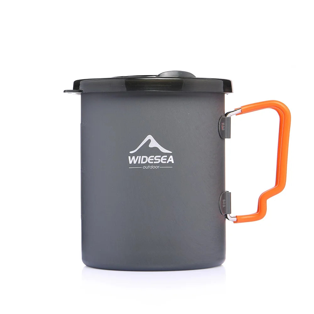 Coffee Pot with French Press – Outdoor Cookware for Hiking and Trekking