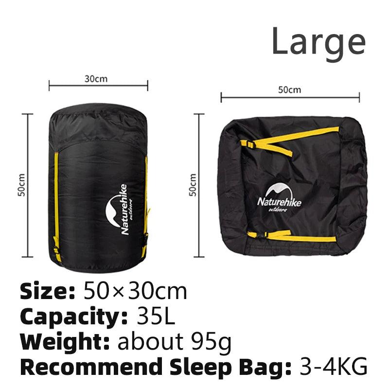 Compression Bag for Sleeping Bags – Splash-Proof Portable Storage Sack for Camping and Travel