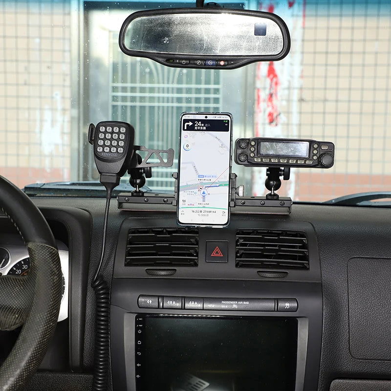Dashboard Phone and Radio Mount for Hummer H3/H3T (2005-2009)