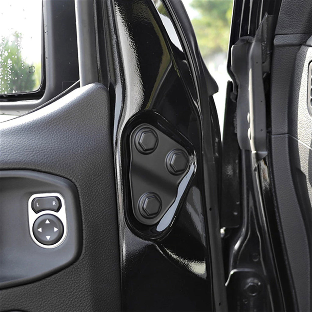 Door Latch & Lock Protective Cover Trim Pieces for Jeep Wrangler JL 2018-2023