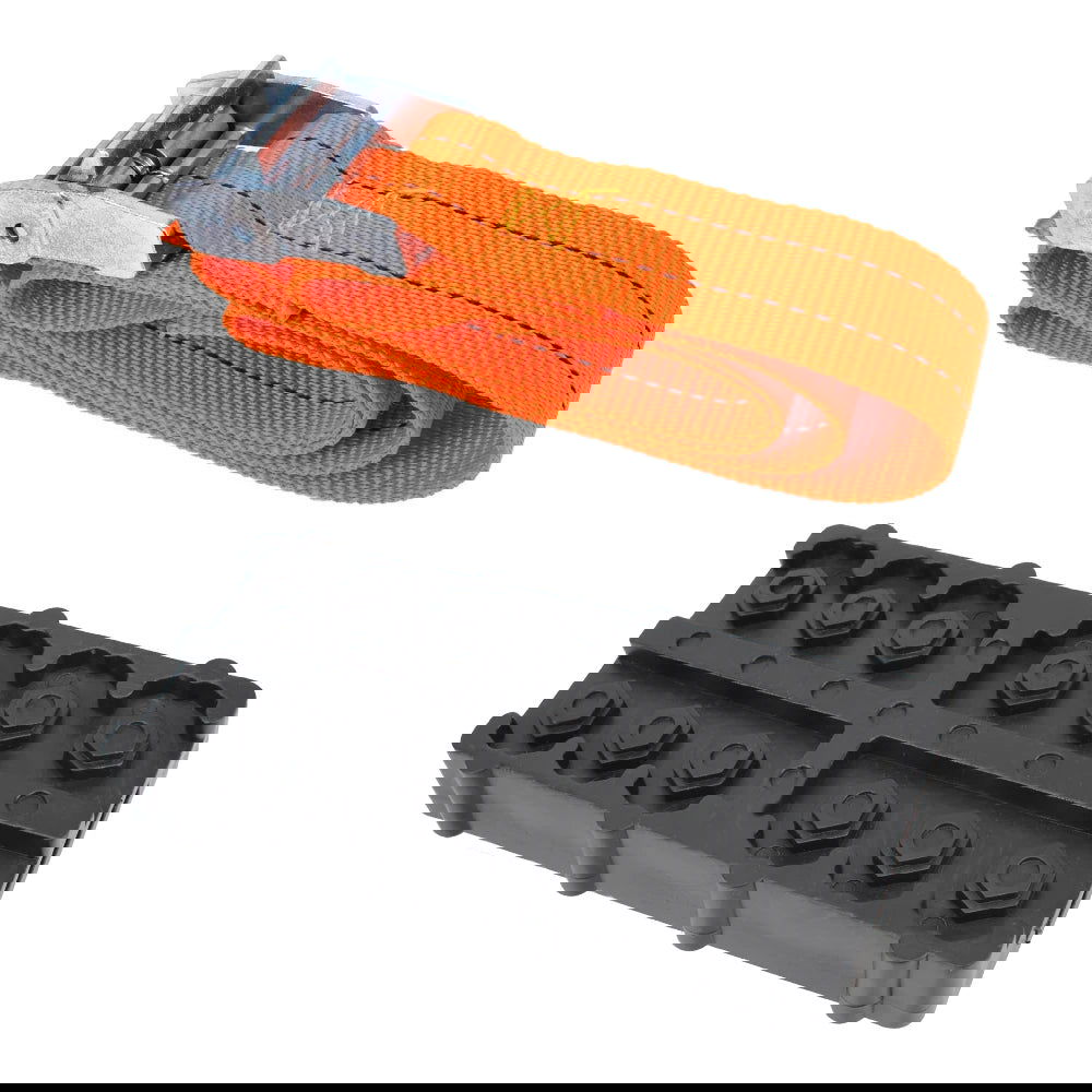 Emergency Tire Traction Board with Straps – Durable PU for Snow, Mud, Sand, and Ice