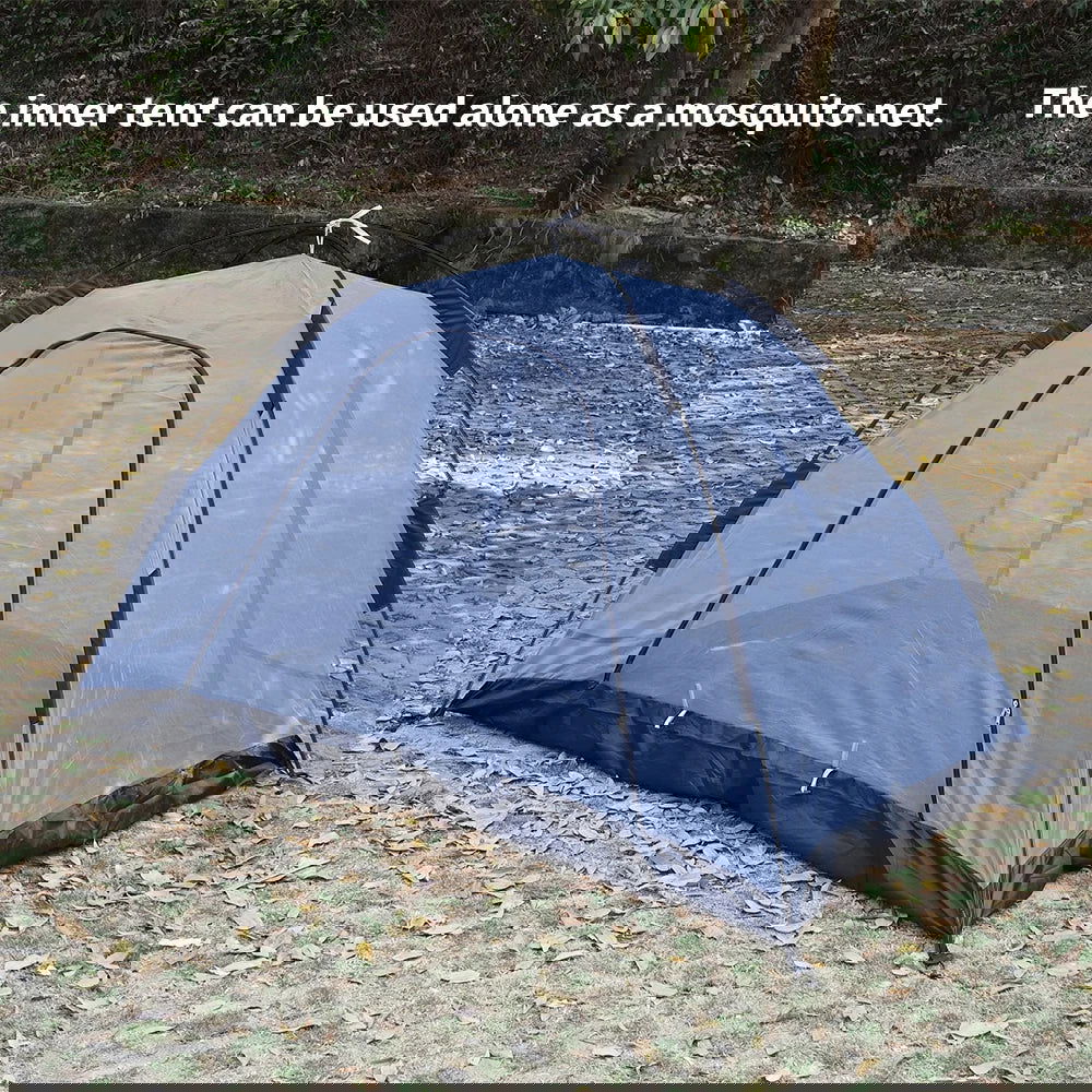 Fireproof 2-Person Hot Tent – Waterproof 4-Season Tent with Stove Jack & Snow Skirt for Camping, Hiking, and Hunting