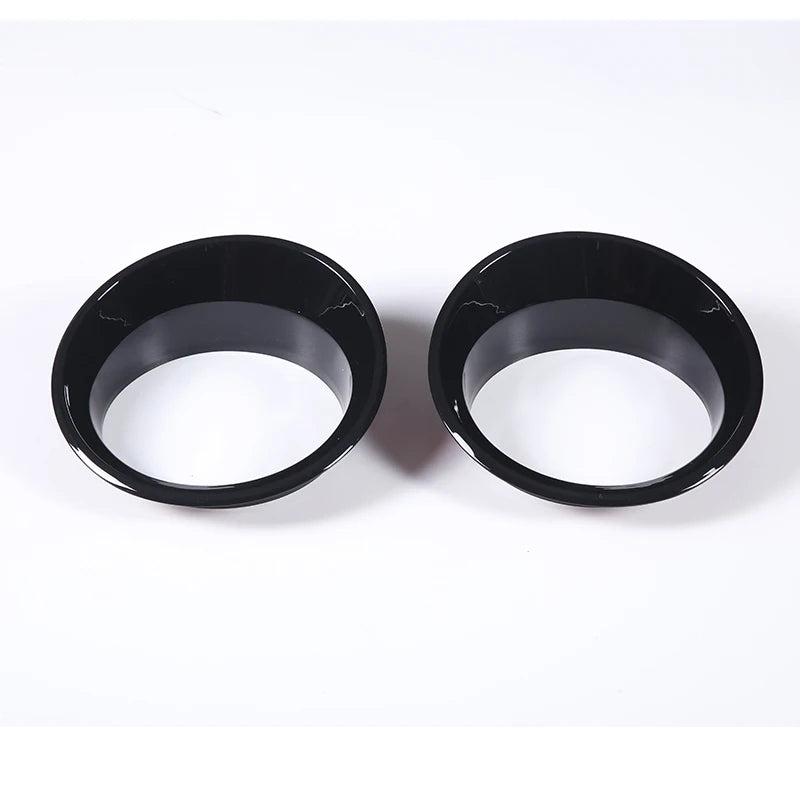 Fog Lamp Trim Rings – ABS Piano Black for 2005-2009 Hummer H3/H3T