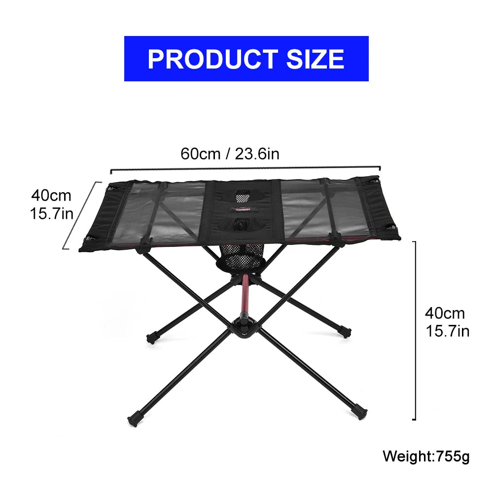 Folding Camping Table – Portable and Compact for Picnics, Travel, Fishing, and Outdoor Adventures