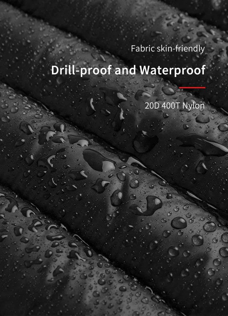 Goose Down Thermal Pants – Windproof, Waterproof Winter Trousers with Side Zippers for Men and Women