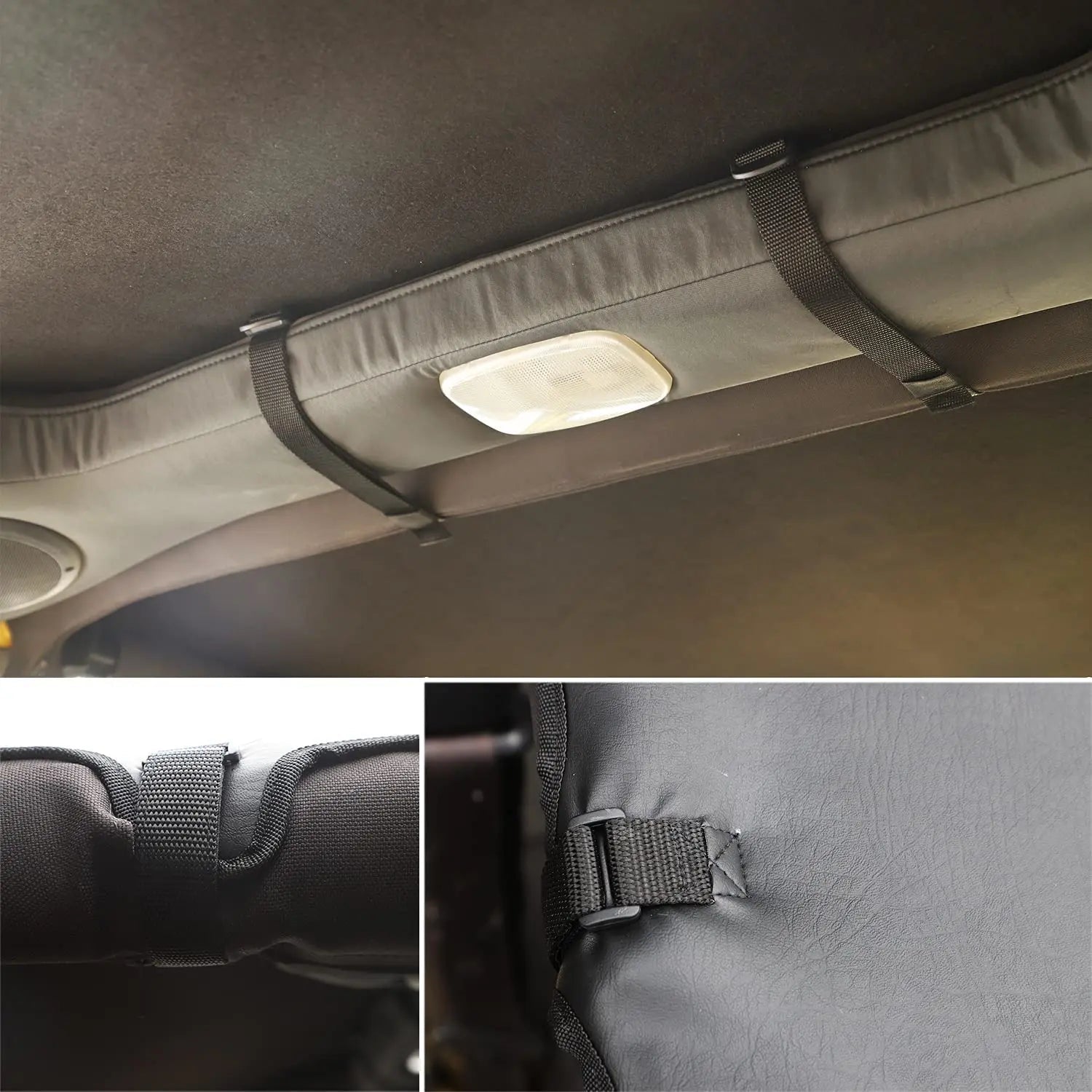 Leather Mesh Sunshade – UV Protection for Jeep Wrangler TJ 1997-2006