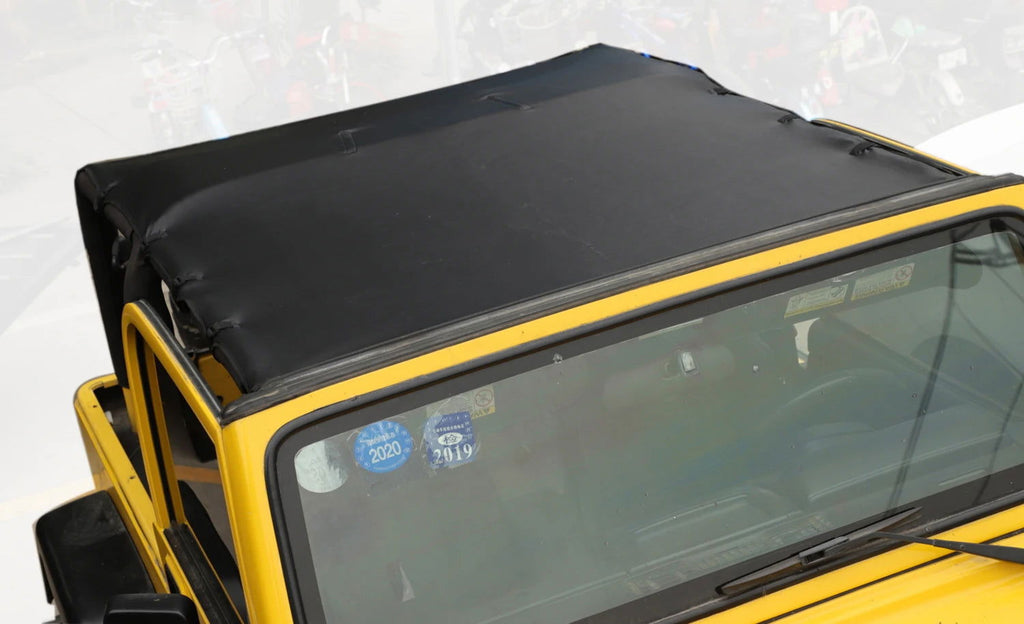 Leather Mesh Sunshade – UV Protection for Jeep Wrangler TJ 1997-2006