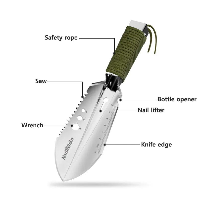 Multi-functional Camping Shovel – Tactical Survival Tool for Outdoor, Hiking, and Emergency Use