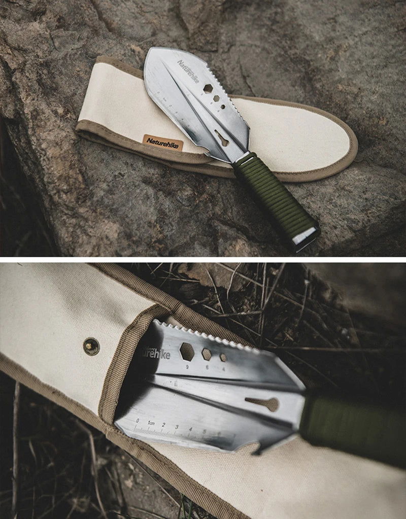 Multi-functional Camping Shovel – Tactical Survival Tool for Outdoor, Hiking, and Emergency Use