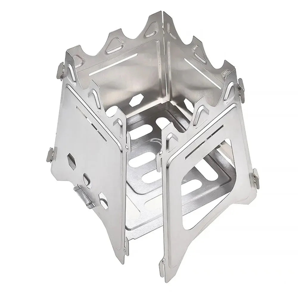 Portable Lightweight Folding Camping Wood Stove for Hiking
