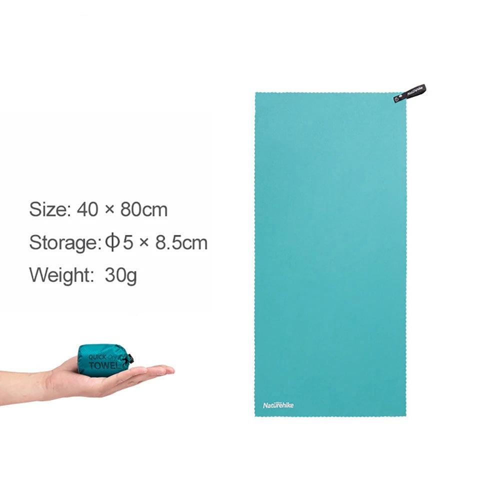 Quick-Drying Absorbent Towel – Compact for Hiking, Travel, Gym & Beach