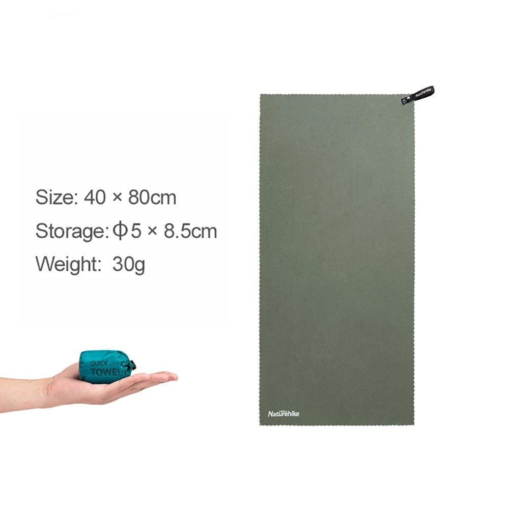 Quick-Drying Absorbent Towel – Compact for Hiking, Travel, Gym & Beach