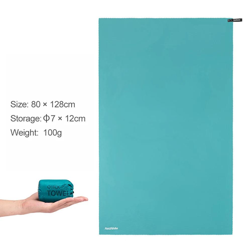 Quick-Drying Absorbent Towel – Compact for Hiking, Travel, Gym & Beach