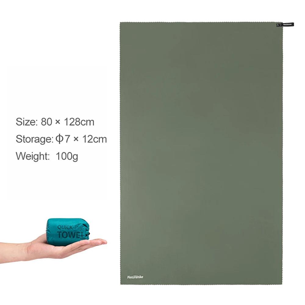 Quick-Drying Absorbent Towel – Compact for Hiking, Travel, Gym & Beach