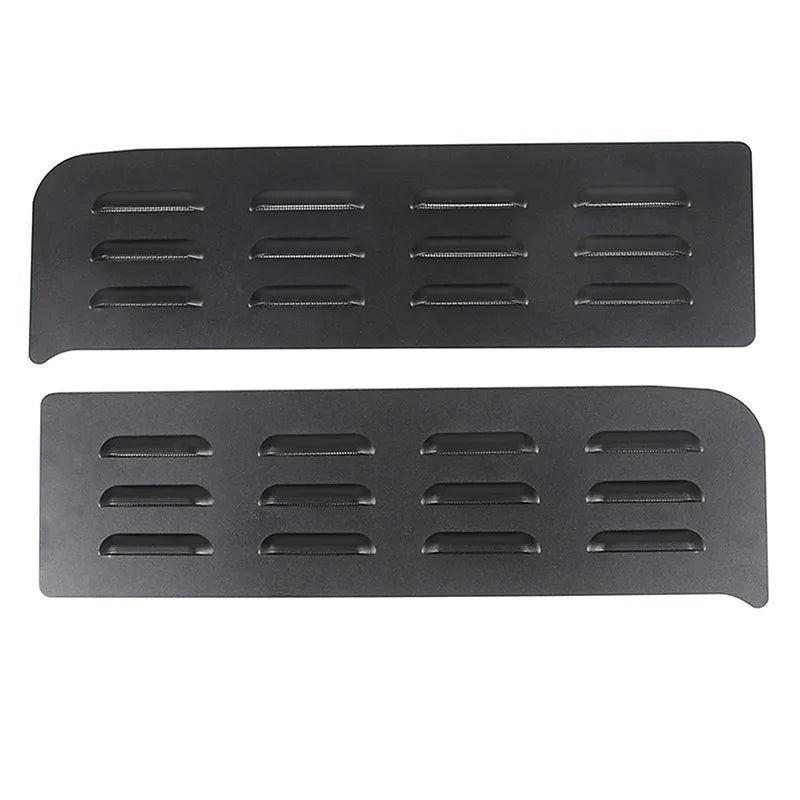 Rear Ventilation Shutters for Hummer H3 (2005-2009) – Black Aluminum Alloy Exterior Accessories (2 Pcs)