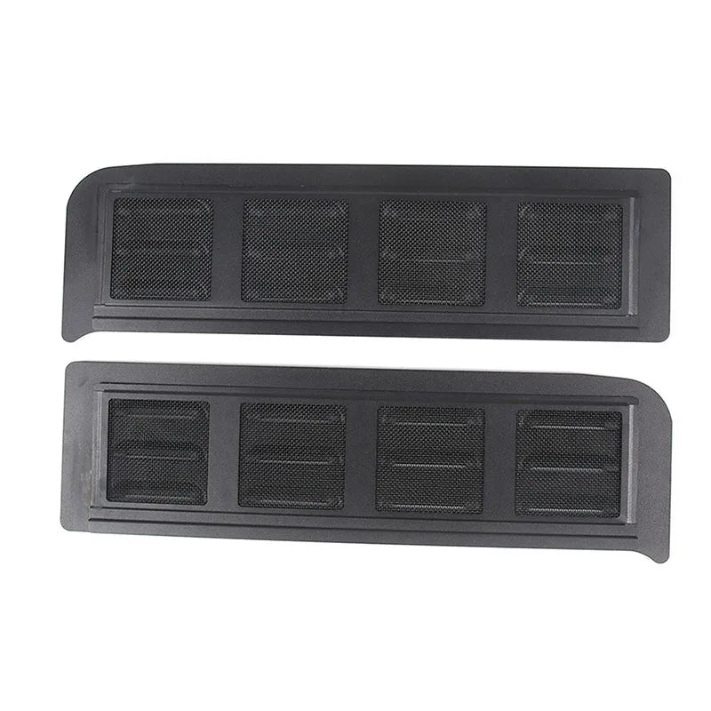 Rear Ventilation Shutters for Hummer H3 (2005-2009) – Black Aluminum Alloy Exterior Accessories (2 Pcs)