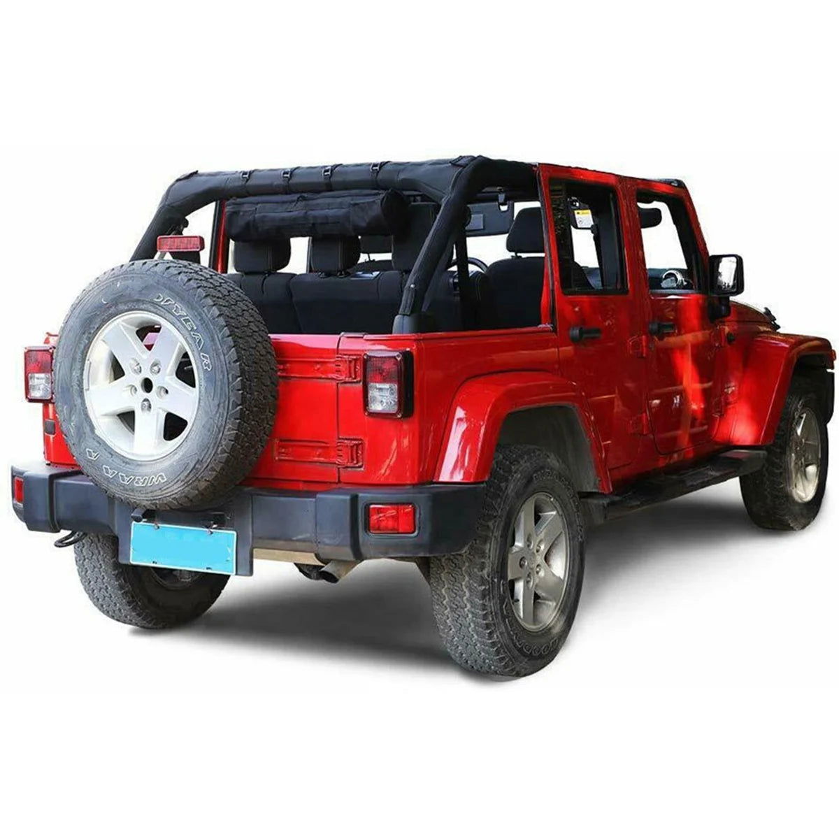 Roll Bar Storage Bag Organizer – Multi-Pocket Tool Holder for Jeep Wrangler LJ, TJ, JK, JL & Gladiator JT