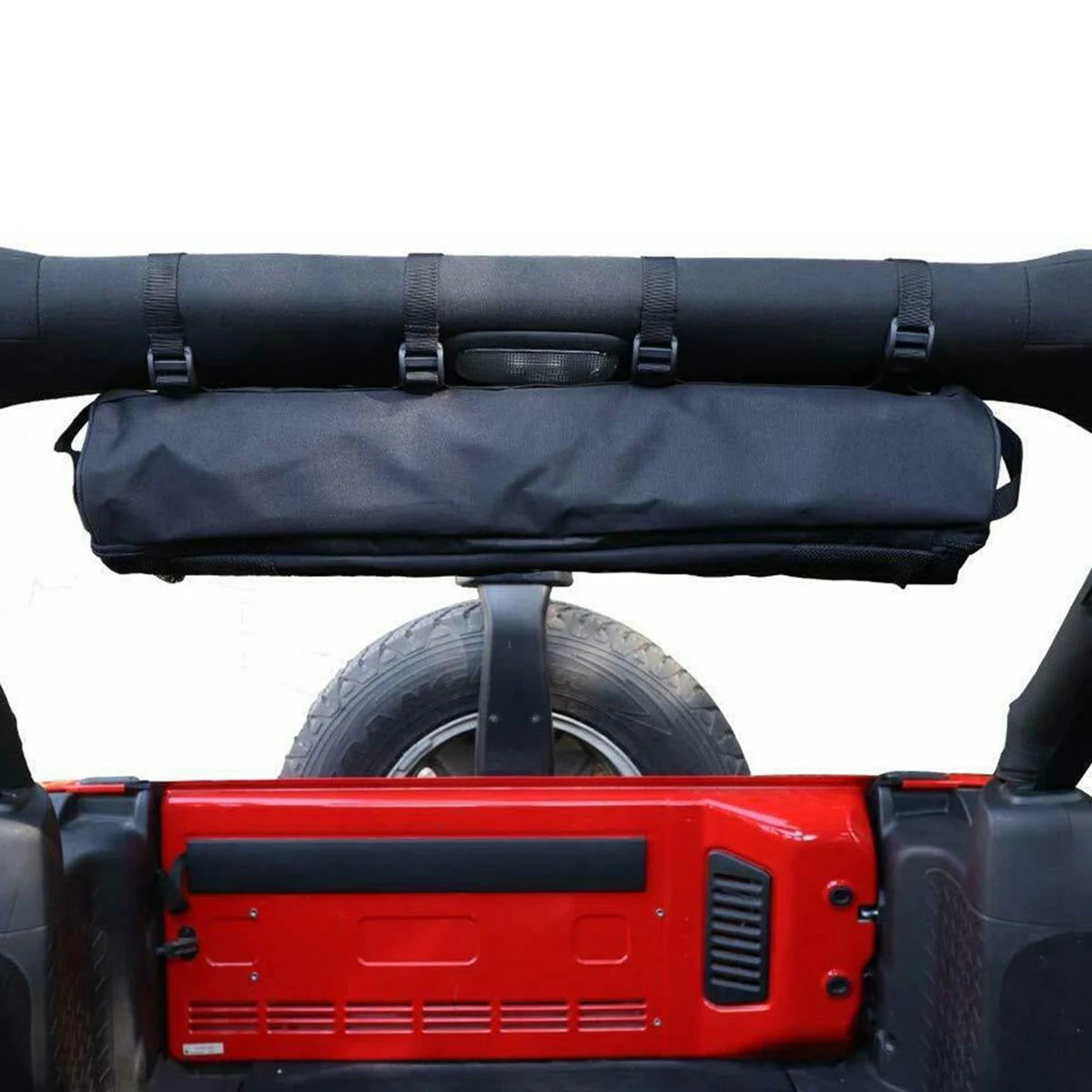 Roll Bar Storage Bag Organizer – Multi-Pocket Tool Holder for Jeep Wrangler LJ, TJ, JK, JL & Gladiator JT
