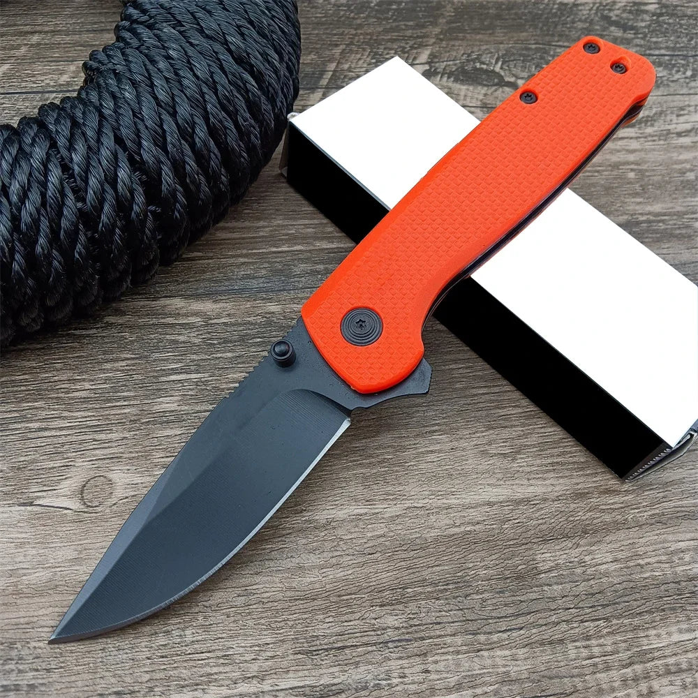 Compact Folding Pocket Knife – Sharp Stainless Steel Blade with Nylon Fiberglass Handle
