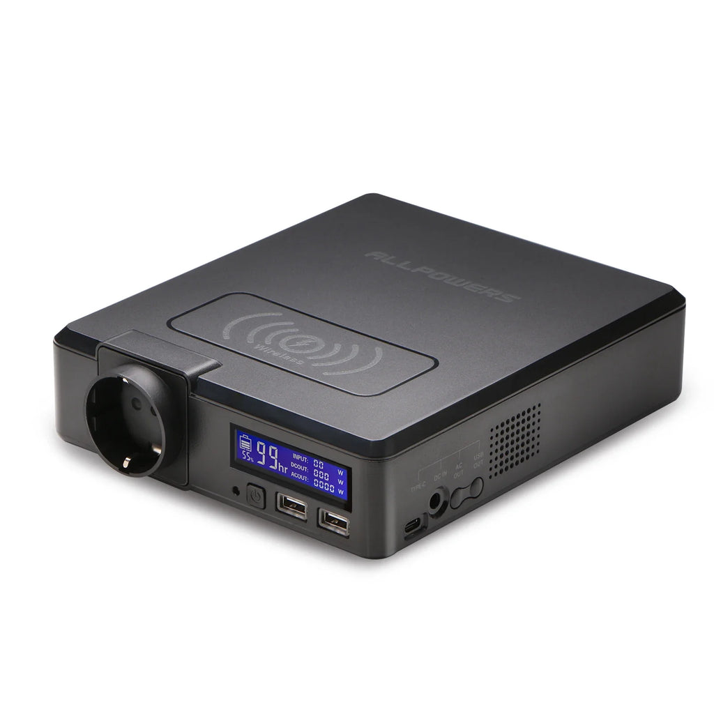 200W Portable Power Station - 154Wh (240W Peak) AC Output