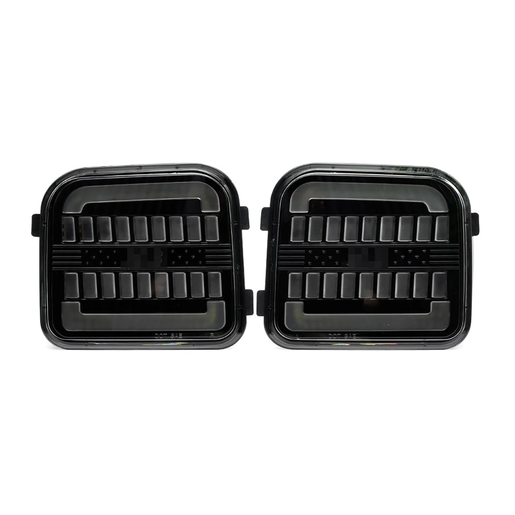 Sequential LED Turn Signals and LED Daytime Running Lights for 2006-2010 Hummer H3/H3T (OEM#15139187, 15139188)