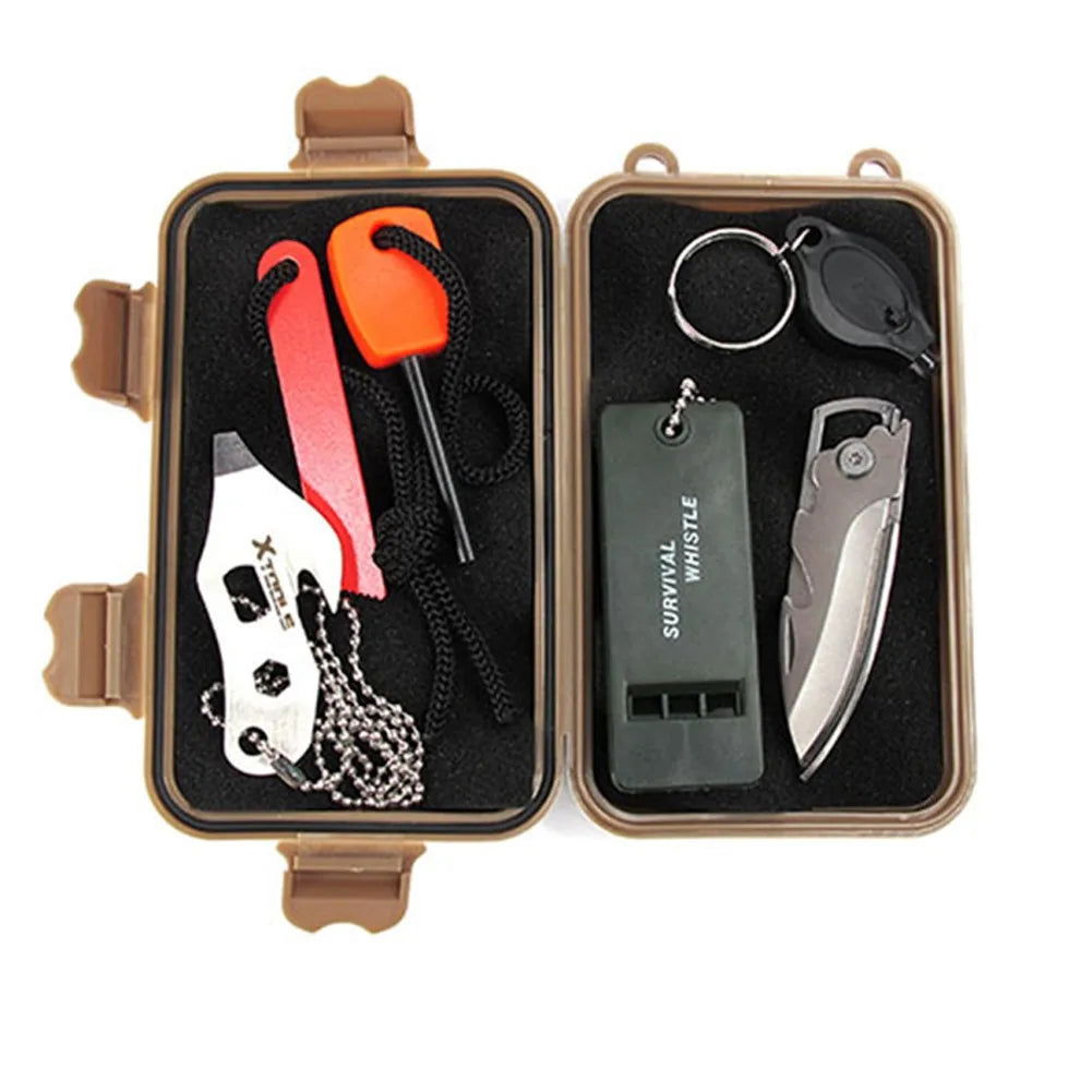 Small Airtight Waterproof EDC Tool Box – Portable, Shockproof Container for Camping, Travel, and Survival Gear