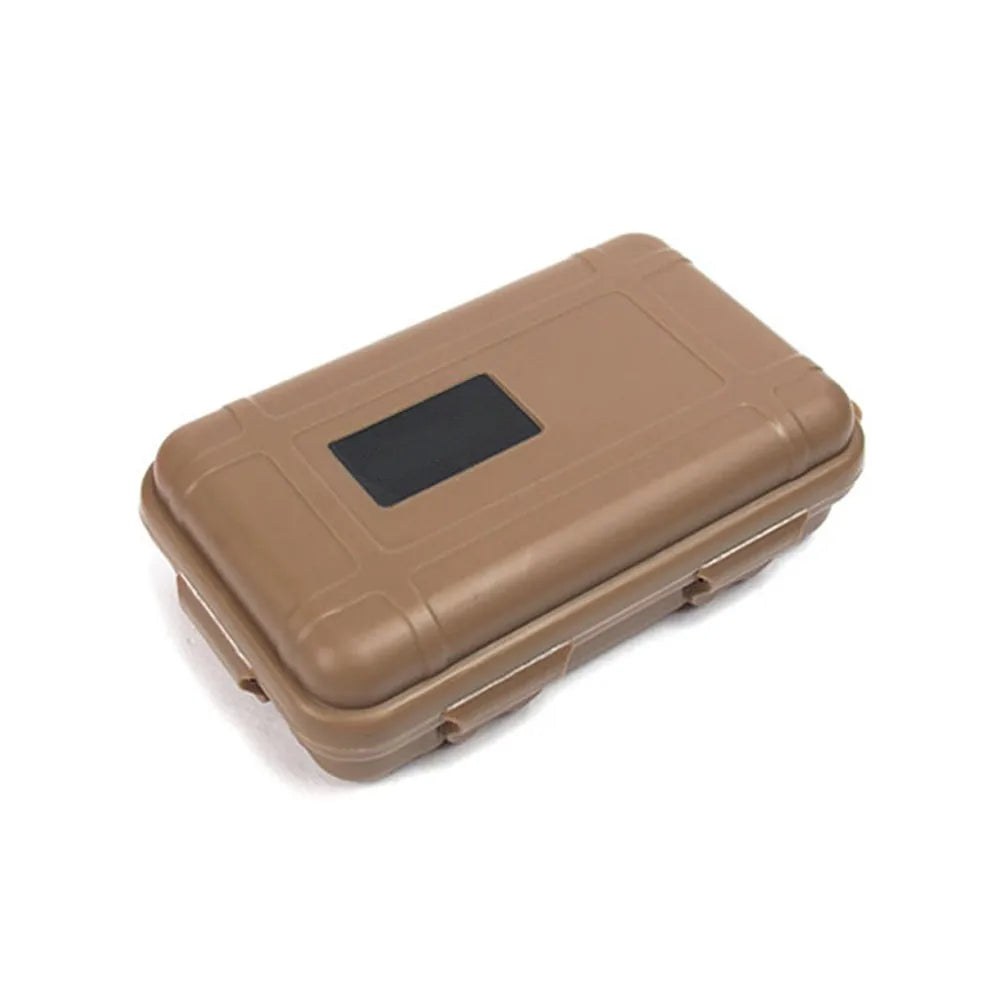 Small Airtight Waterproof EDC Tool Box – Portable, Shockproof Container for Camping, Travel, and Survival Gear