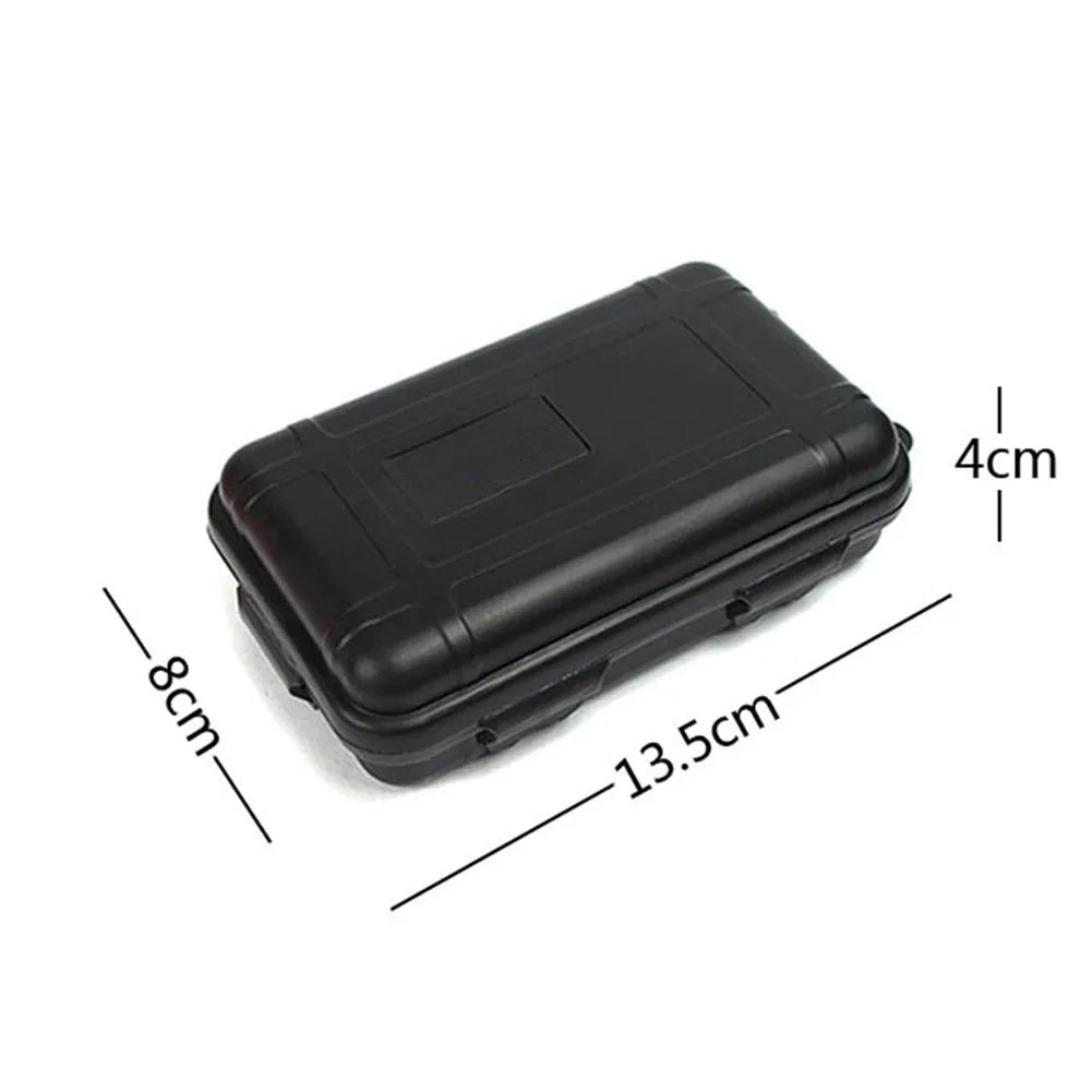 Small Airtight Waterproof EDC Tool Box – Portable, Shockproof Container for Camping, Travel, and Survival Gear
