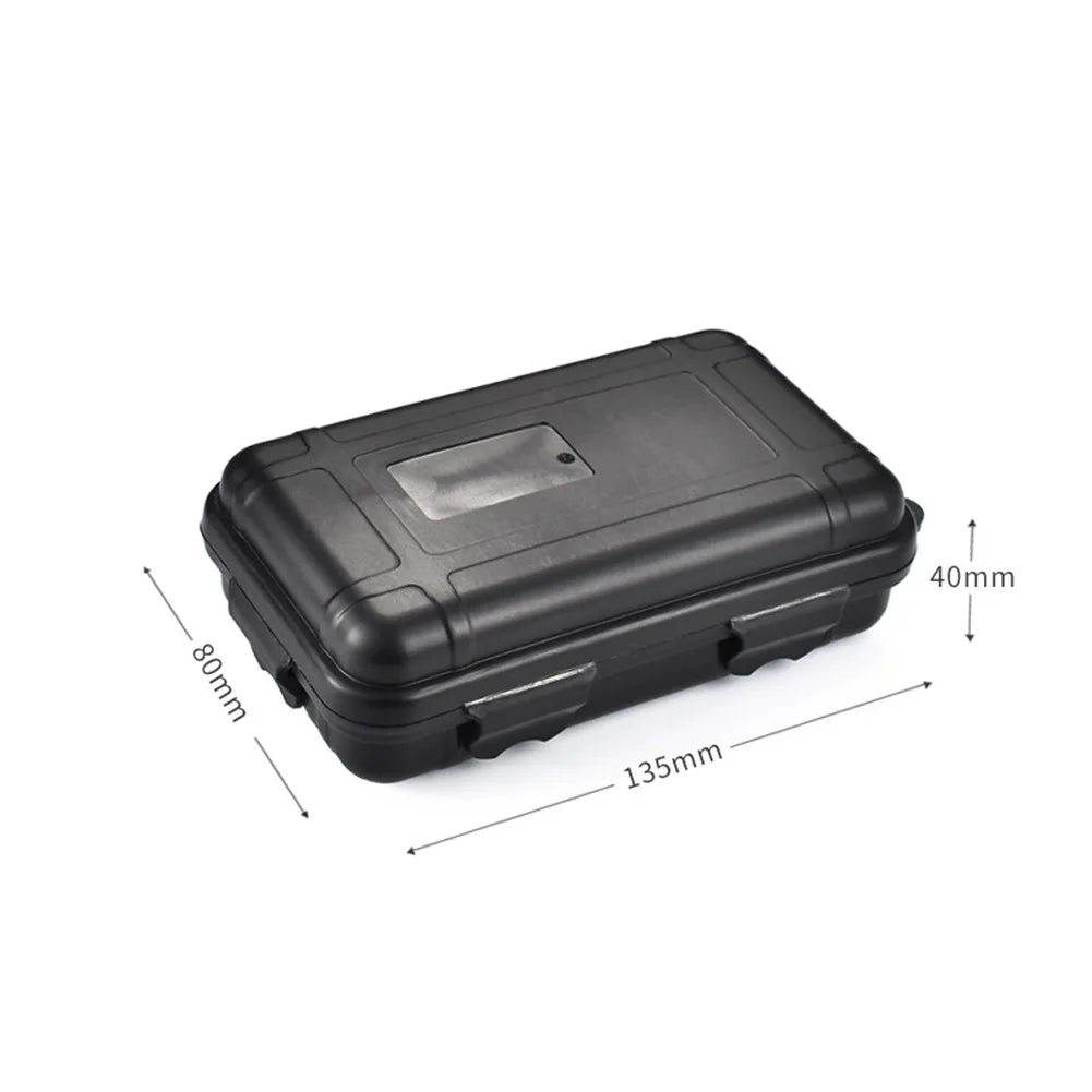 Small Airtight Waterproof EDC Tool Box – Portable, Shockproof Container for Camping, Travel, and Survival Gear