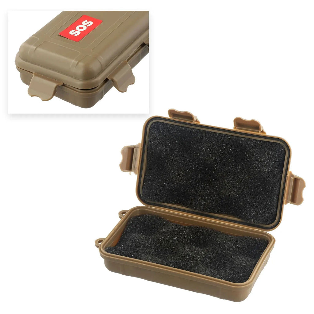 Small Airtight Waterproof EDC Tool Box – Portable, Shockproof Container for Camping, Travel, and Survival Gear