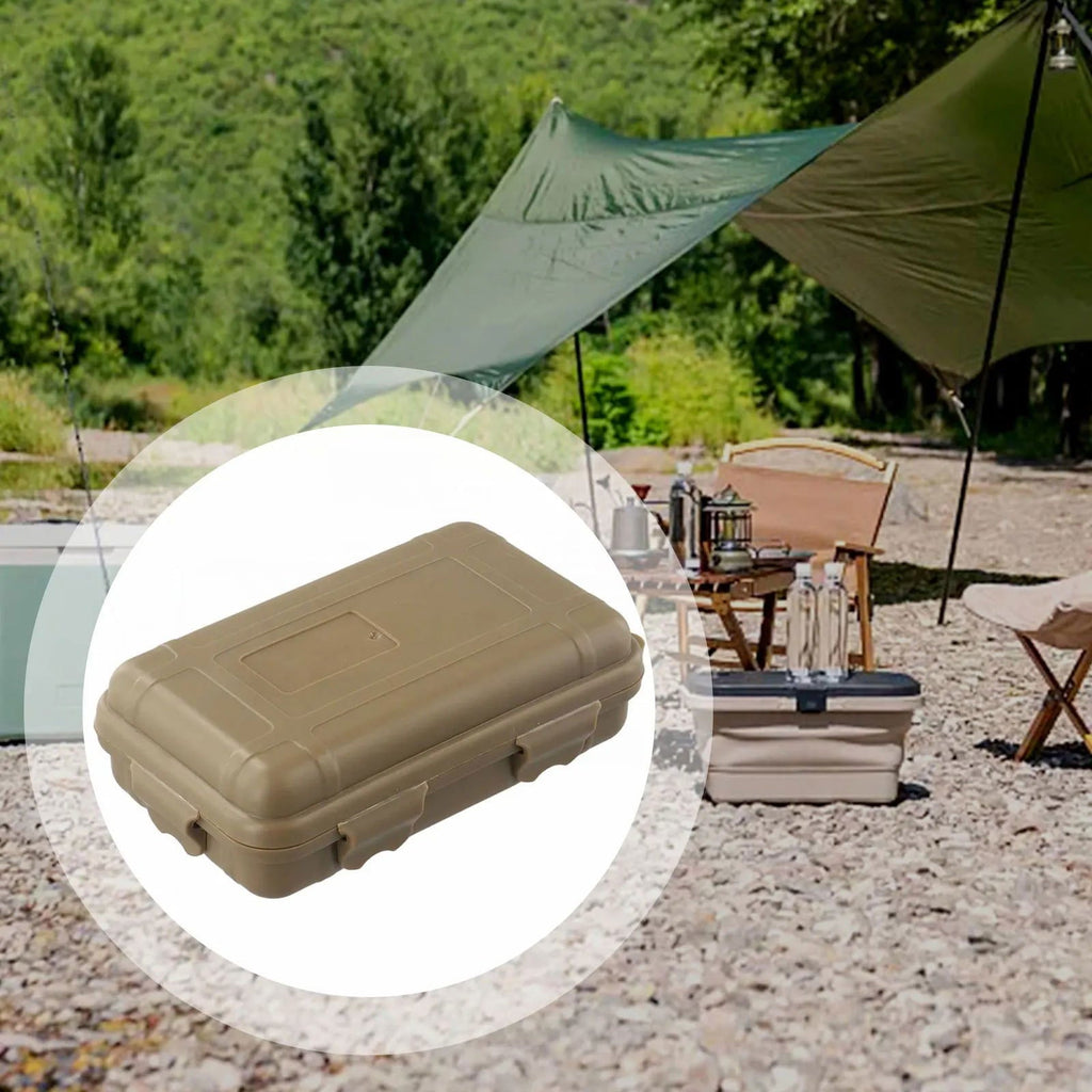 Small Airtight Waterproof EDC Tool Box – Portable, Shockproof Container for Camping, Travel, and Survival Gear