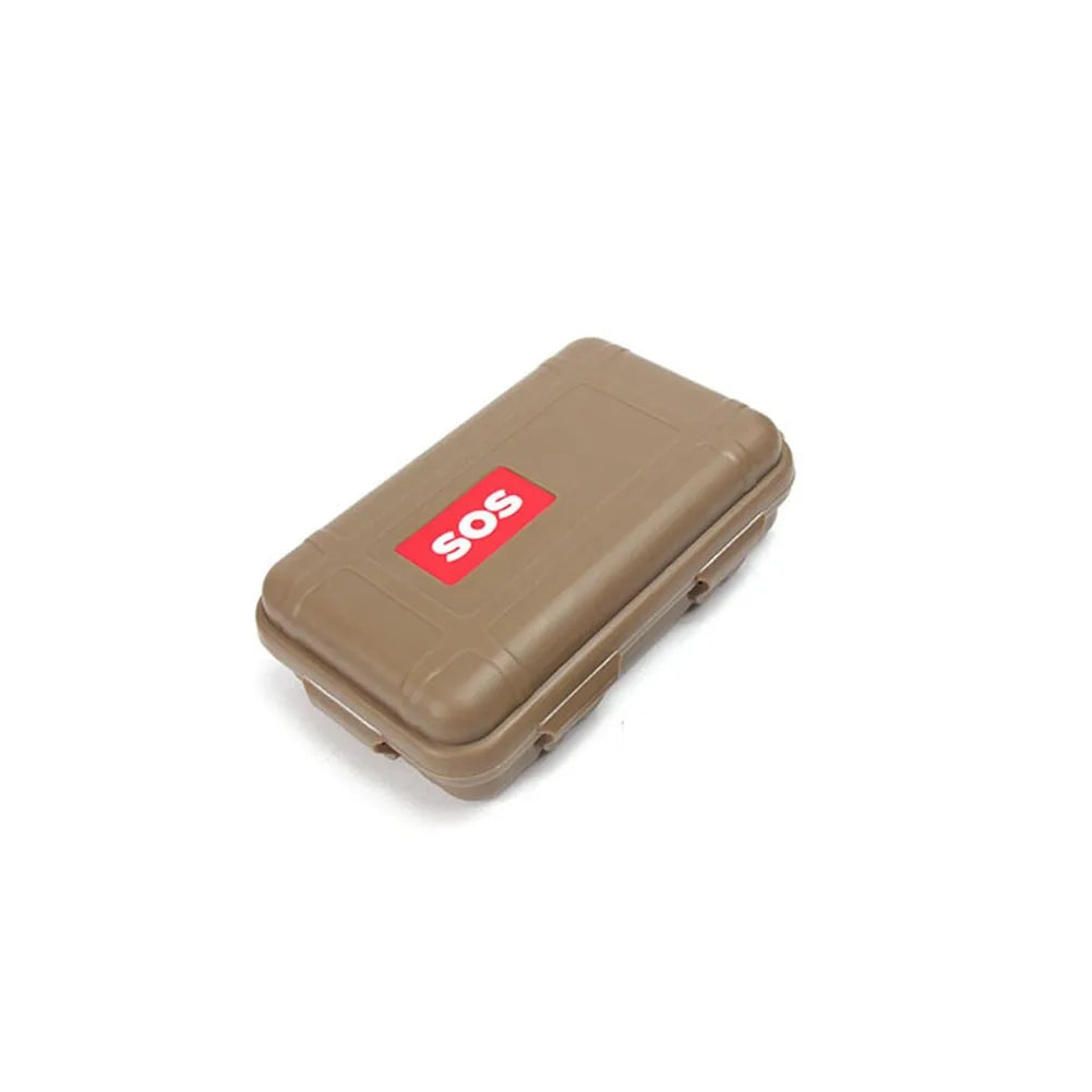 Small Airtight Waterproof EDC Tool Box – Portable, Shockproof Container for Camping, Travel, and Survival Gear