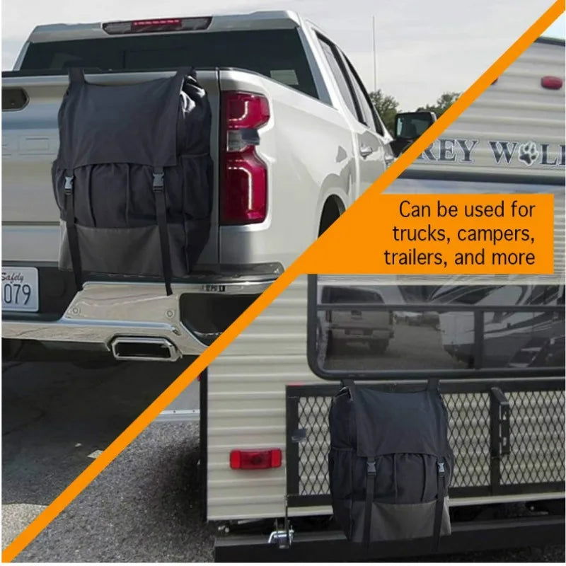 Spare Tire Garbage & Tool Storage Bag – Hanging Off-Road Bag for Trucks and SUVs