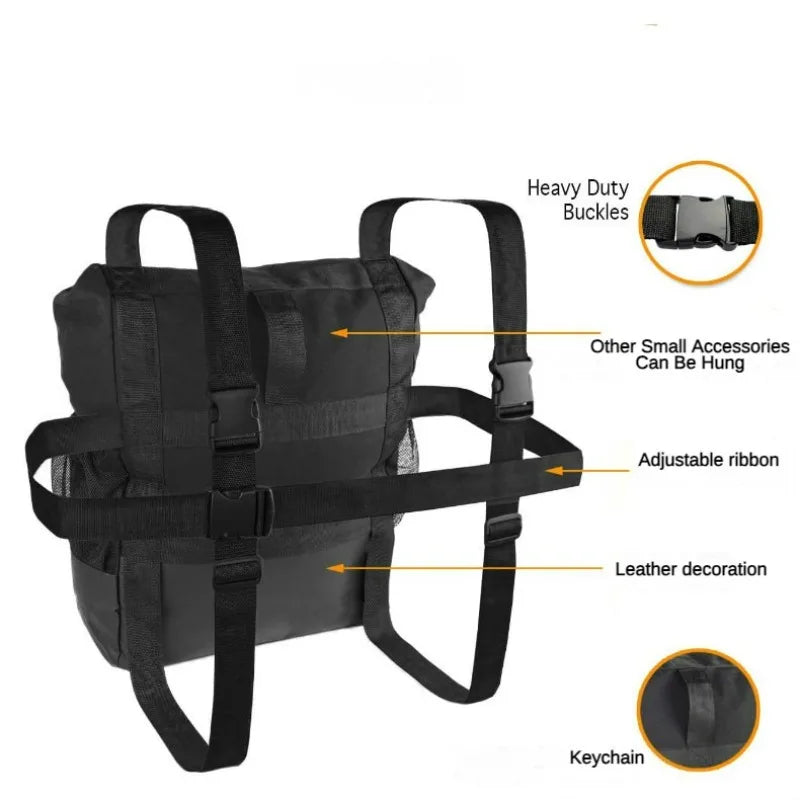 Spare Tire Garbage & Tool Storage Bag – Hanging Off-Road Bag for Trucks and SUVs