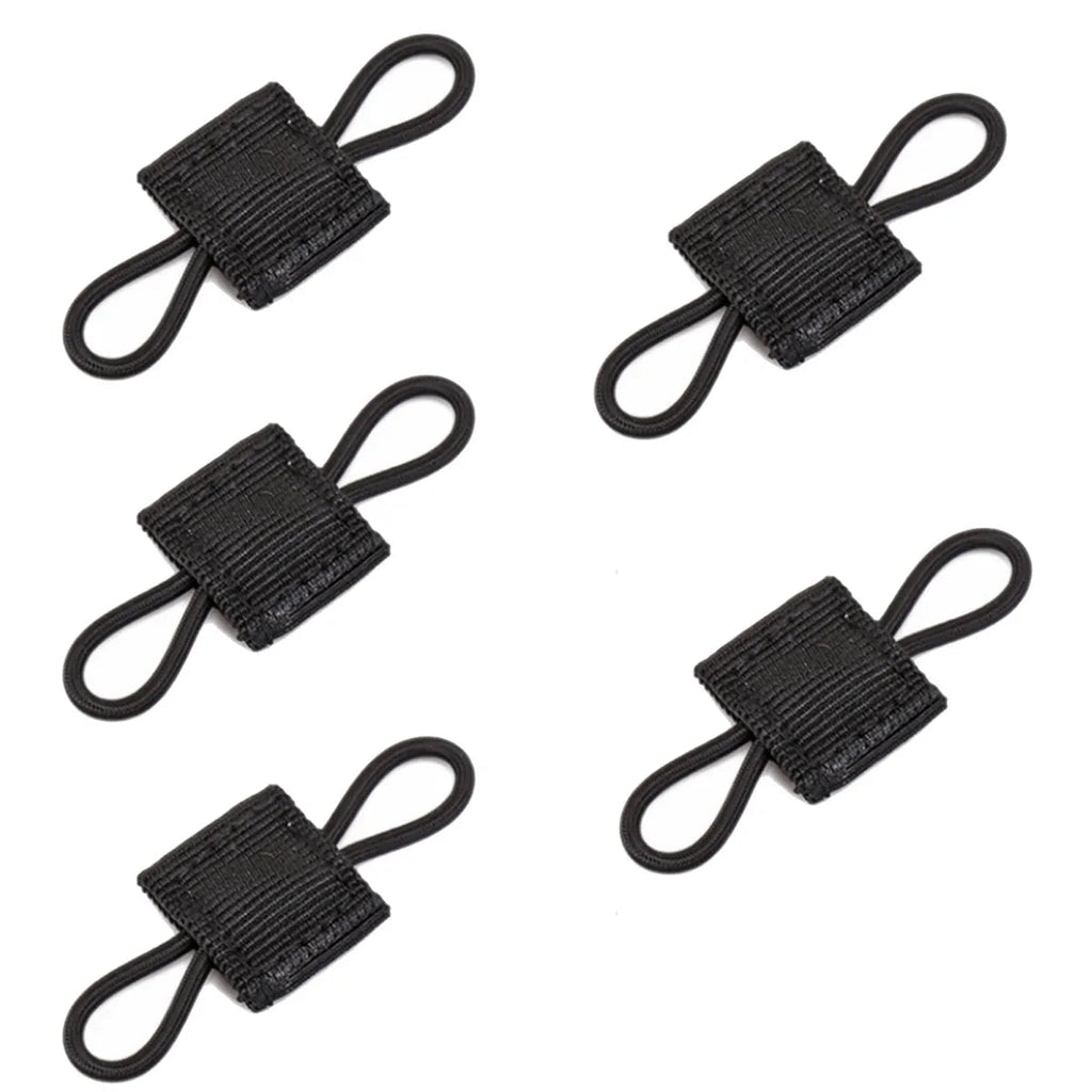 Tactical MOLLE Elastic Strap with Binding Buckles – Retainer for Antennas, Tools, Trekking Poles, and Camping Gear