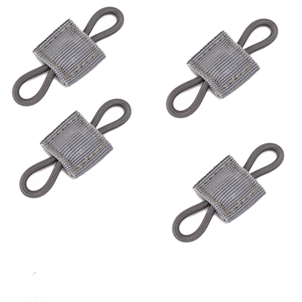 Tactical MOLLE Elastic Strap with Binding Buckles – Retainer for Antennas, Tools, Trekking Poles, and Camping Gear